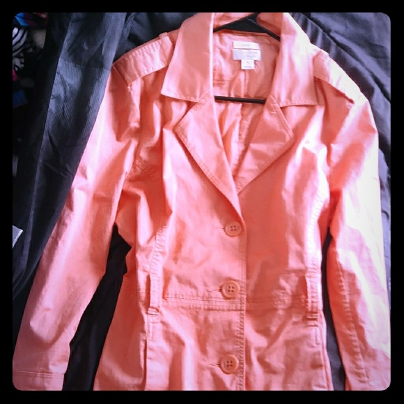 Christopher&Banks beautiful coral Jacket - Picture 1 of 5